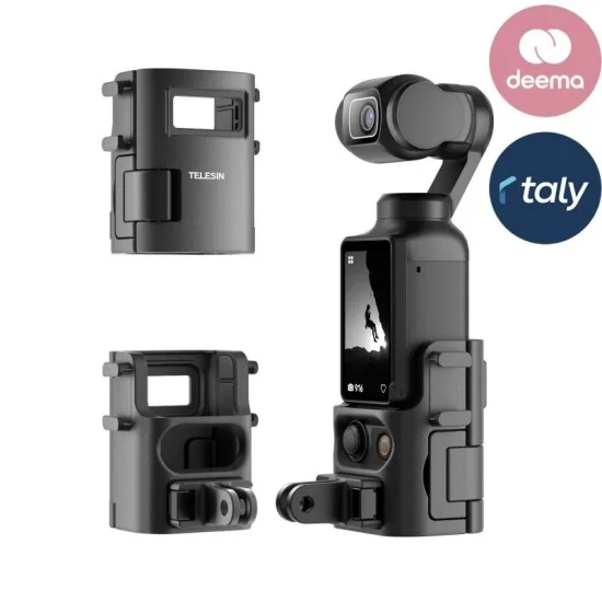 Telesin Multi-function Expansion Frame for DJI Pocket3 - Black
